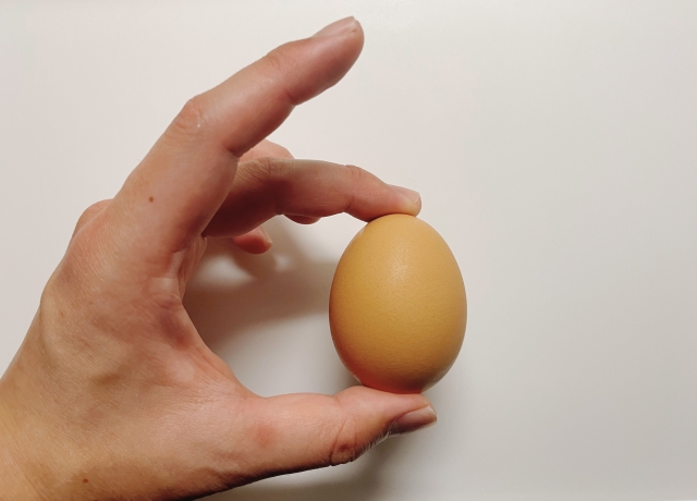 生卵でお手玉のイメージ